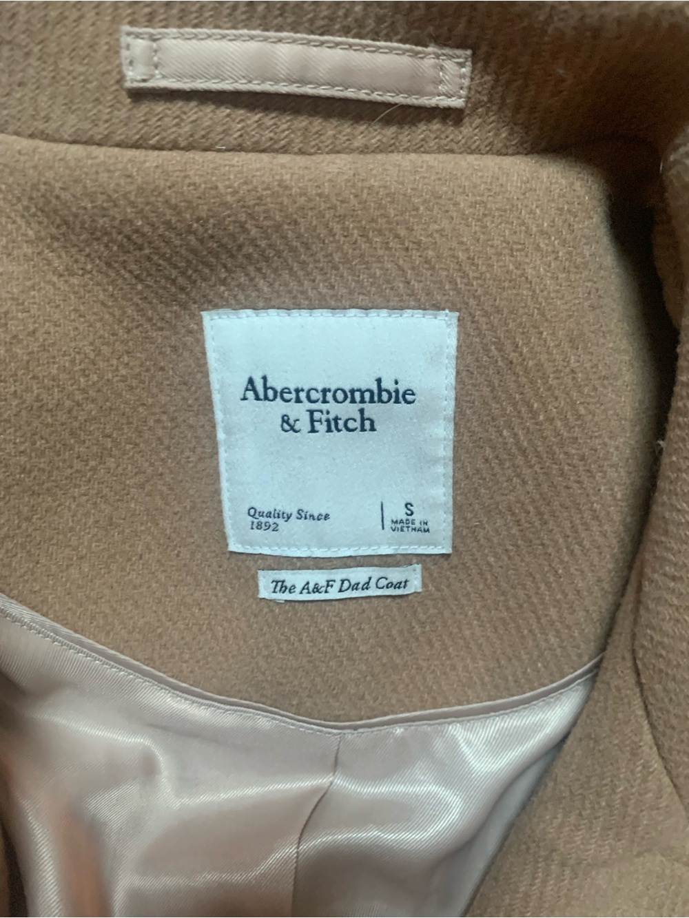 Abercrombie & Fitch - Wool-Blend A&F Dad Coat - Picture 4 of 4